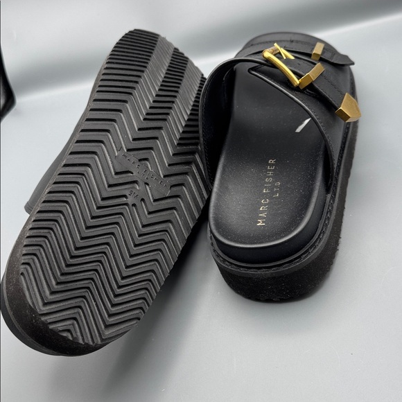 Marc Fisher LTD Women's Amirra Slip On Casual Flat Sandals - Picture 4 of 4